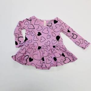 NEW PINK PEONY KIDS confetti love tutu onesie in pink